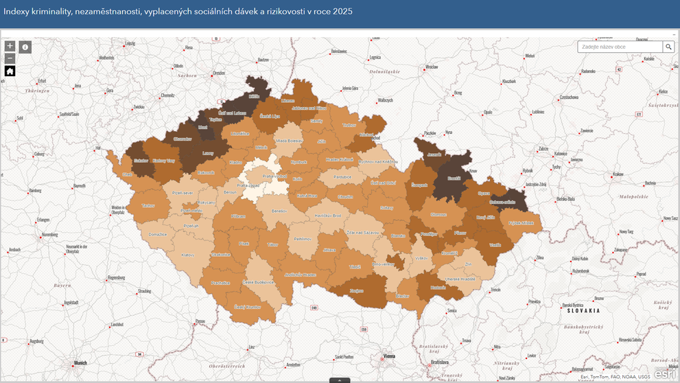 Index rizikovosti v roce 2025