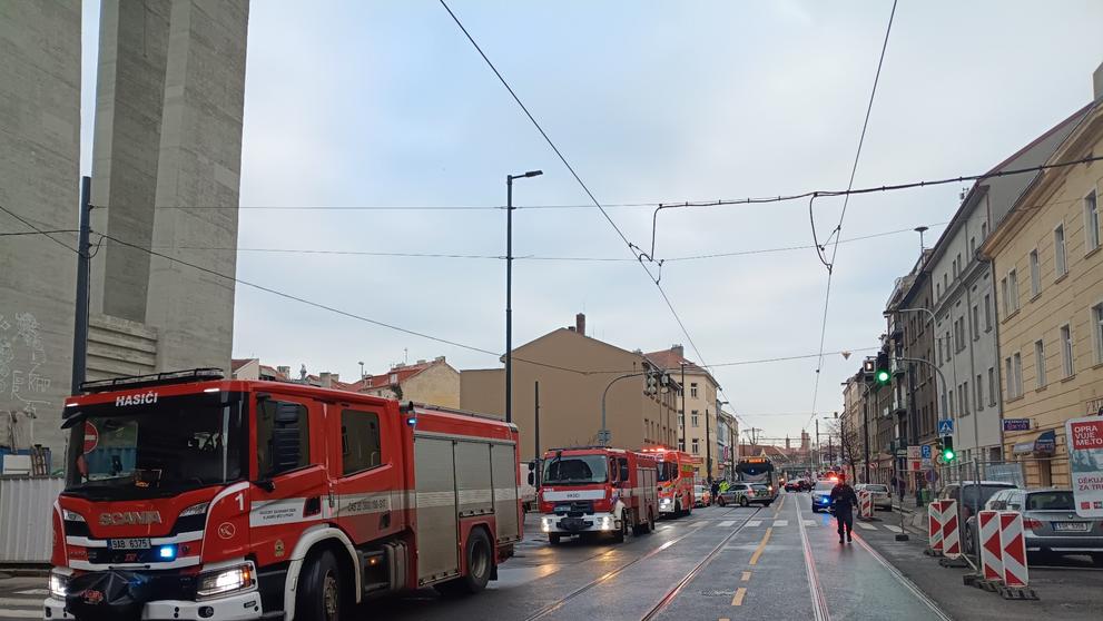 Únik plynu v Praze