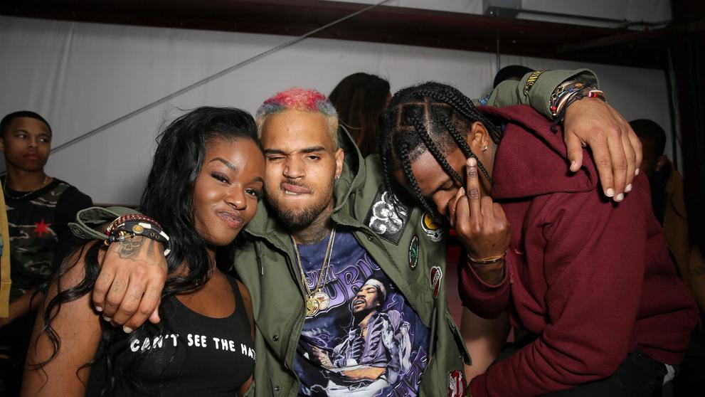 Azealia Banks a Chris Brown, 10. 4. 2015 Bermuda Dunes