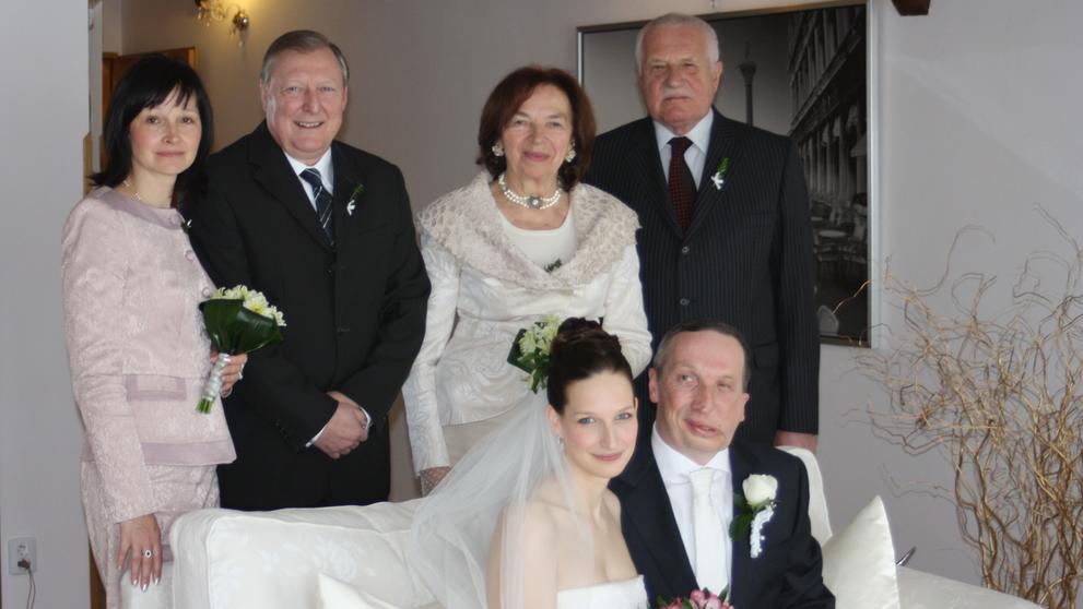 svatba Václava Klause mladšího - 1