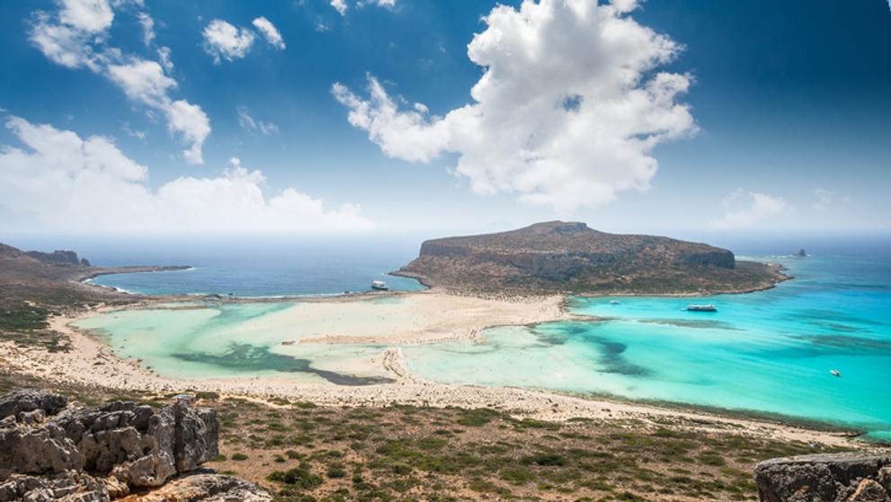 10 nejlepších pláží v Evropě - Balos Beach and Lagoon, Kissamos, Kréta, Řecko