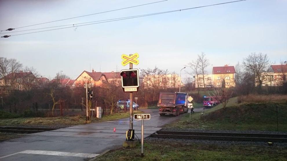 Nehoda na železničním přejezdu v Rousínově- Slavíkovicích - 3