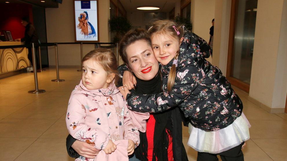 Lenka Zahradnická s dcerami, 18. 1. 2023