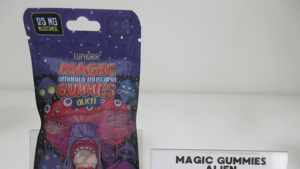 Produkt obsahuje halucinogen z muchomůrky červené (1)