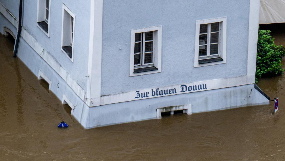 Záplavy v Německu, 4. 6. 2024 Passau
