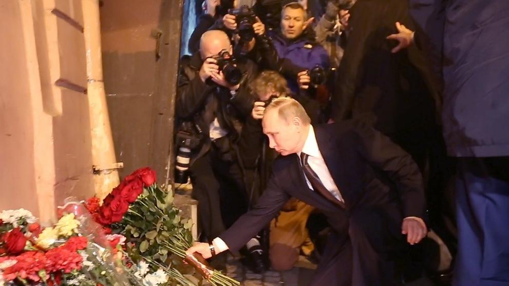 Pieta za oběti útoku v Petrohradském metru - 2