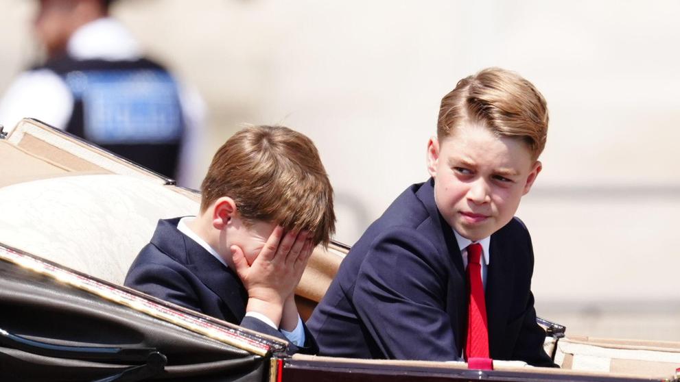 George a Louis na oslavě Karla III. (14. 6. 2025)