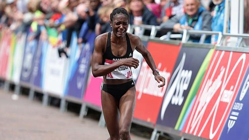 Beata Naigambová a její maratonský kolaps