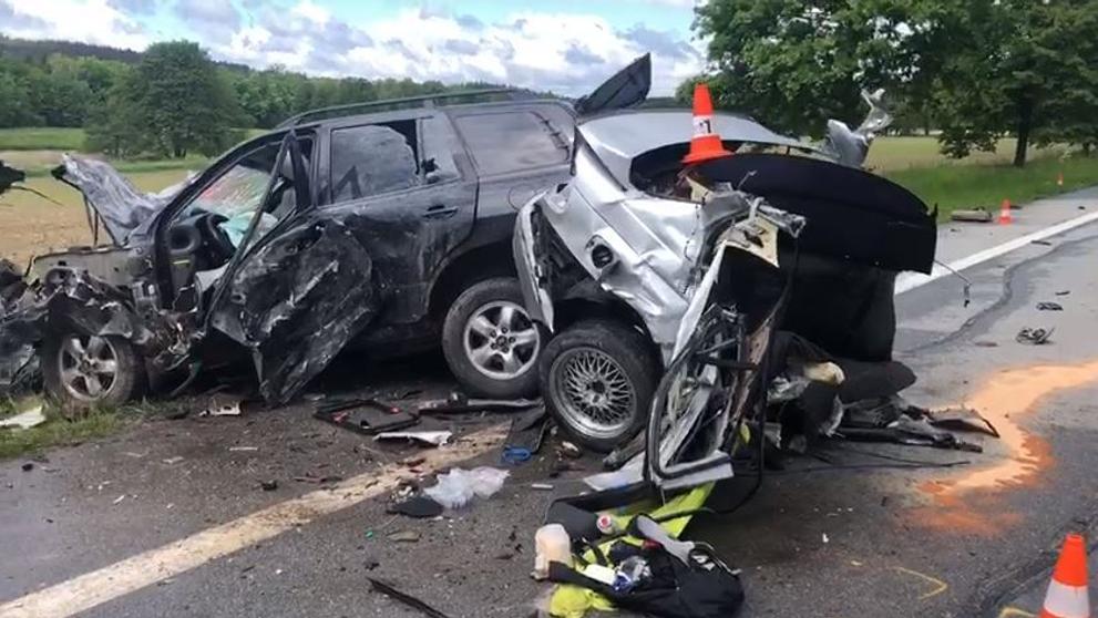 Smrtelná nehoda mezi Hlubokou a Týnem nad Vltavou - 1