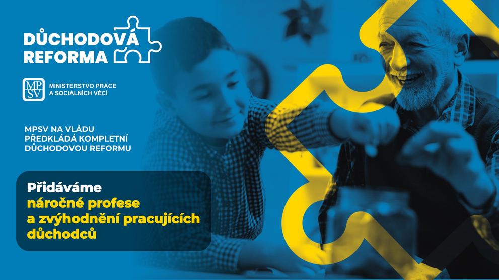 Změny v důchodech navrhované ministerstvem práce a sociálních věcí (1)