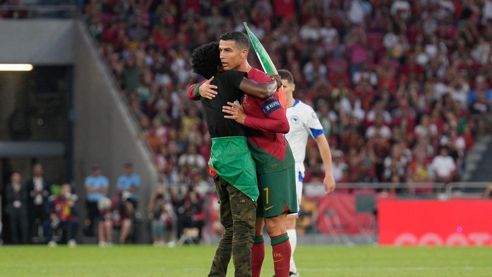 Cristiano Ronaldo s fanouškem