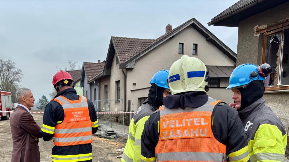 Výbuch domu v Havlíčkově Brodě (4) Starosta města Havlíčkův Brod Zbyněk Stejskal