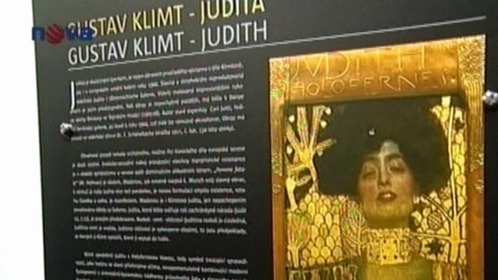 Judita od Gustava Klimta vystavena v Ostravě