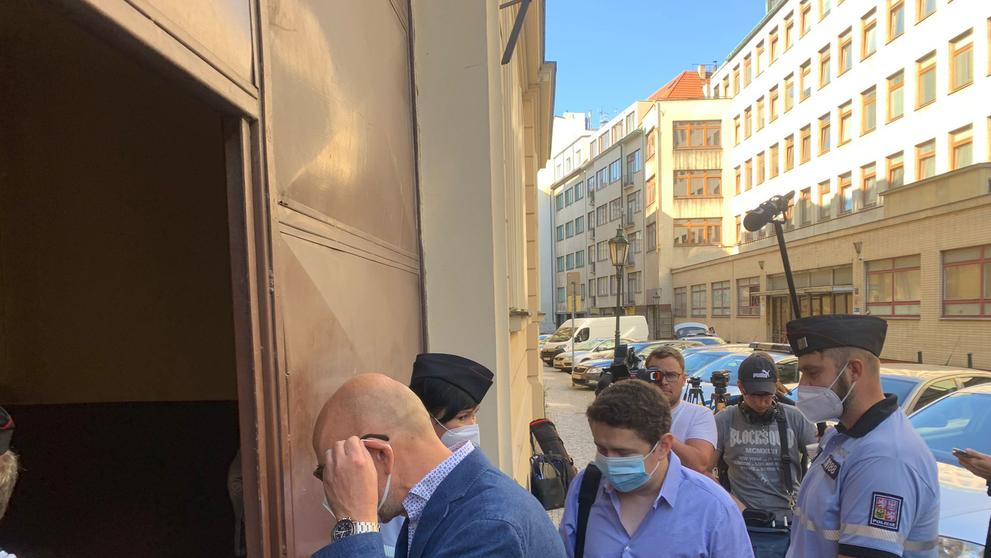 Babiš ml. vypovídá na policii (3)
