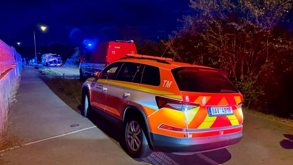 Zásah policistů na Vltavě