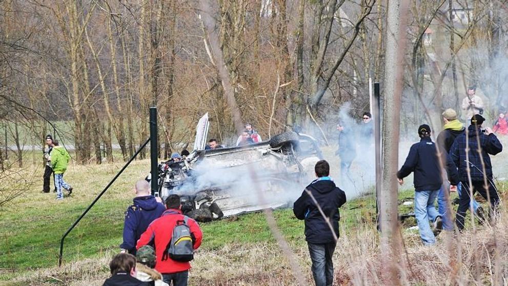 Nehoda při Valašské rallye