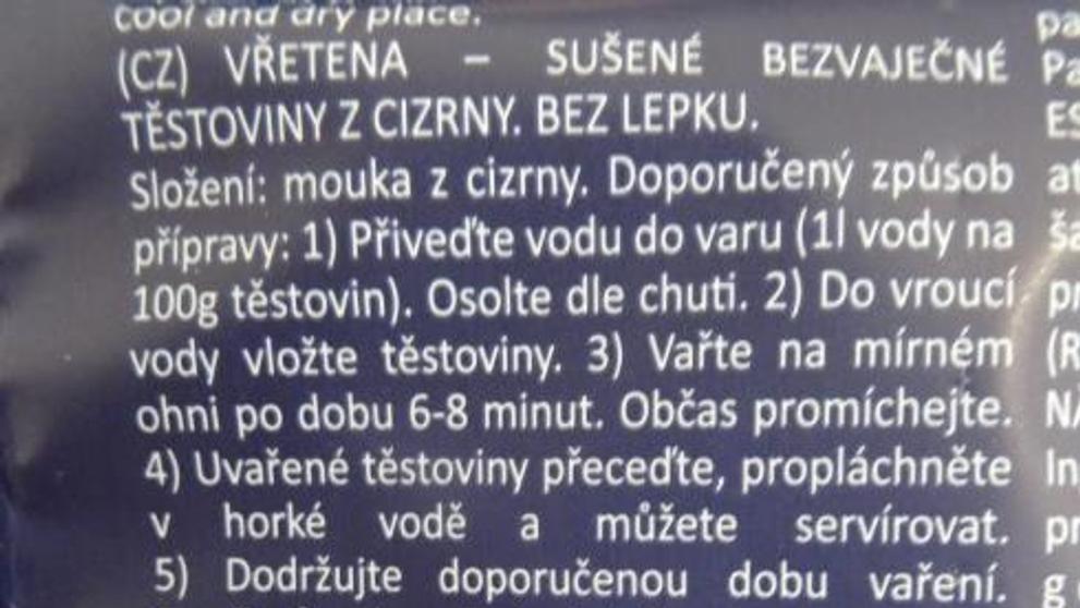 Nebezpečné bezlepkové těstoviny s lepkem (1)
