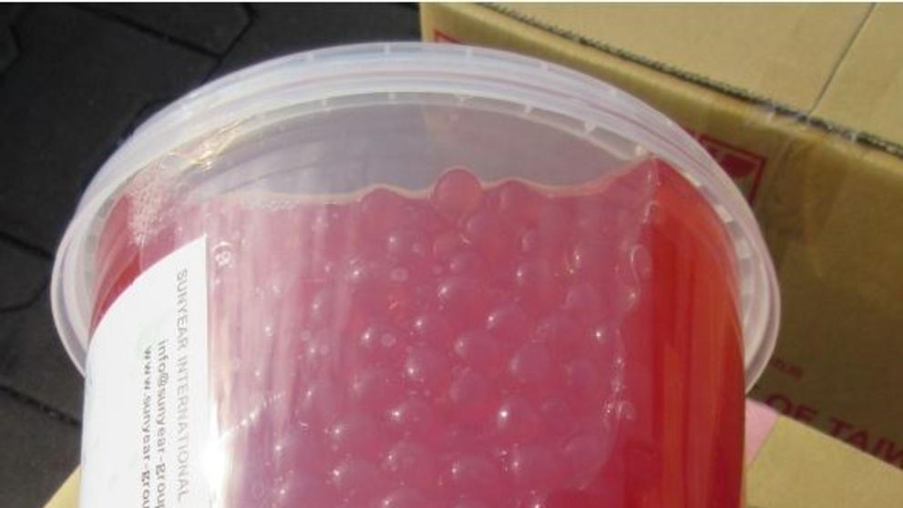 Nebezpečné želé kuličky pro přípravu Bubble tea - 1