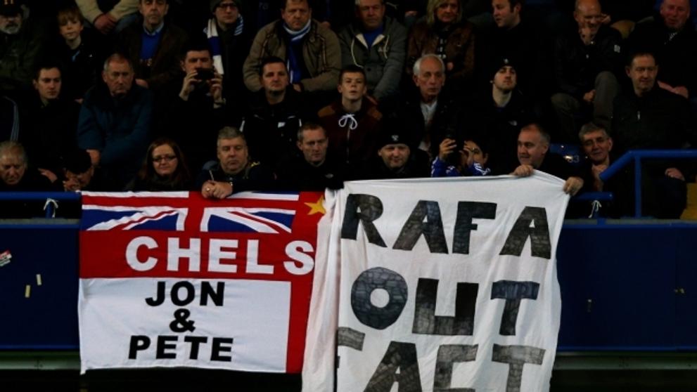 Benítez v Chelsea a protestující fanoušci - 8