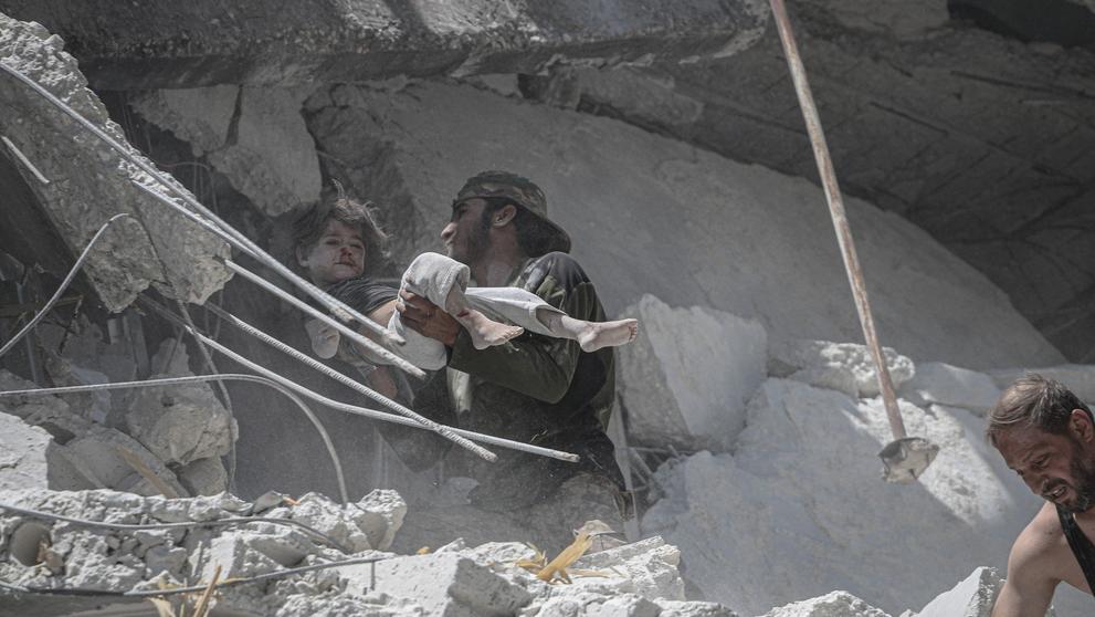 Útok v syrské provincii Idlib. - 2