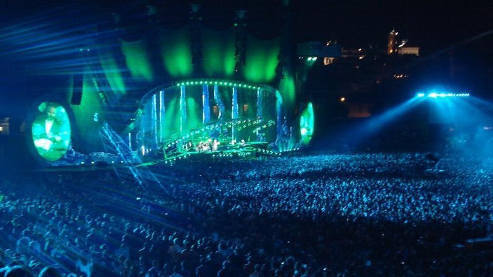 Koncert Genesis v římském Circo Massimo