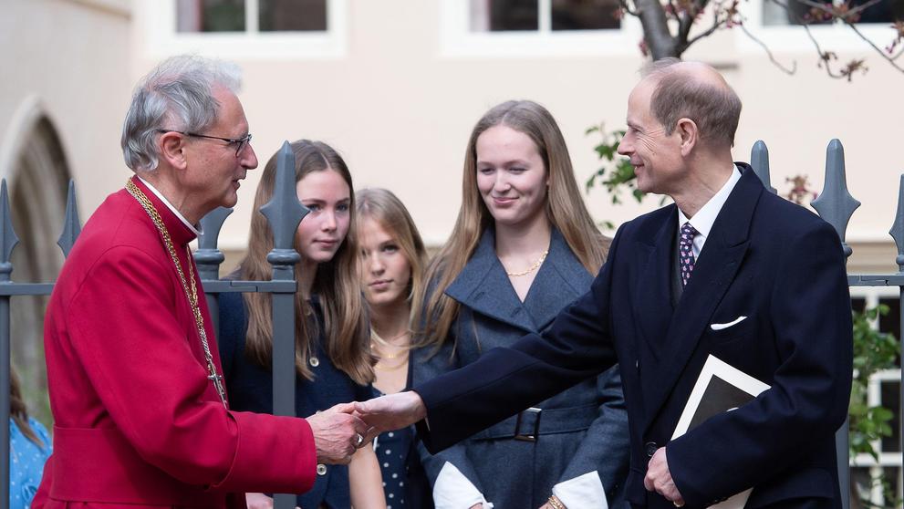 Královská rodina na Velikonoce