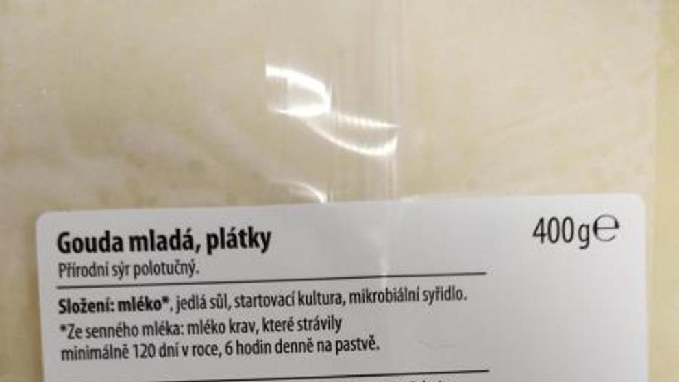 Gouda mladá plátky
