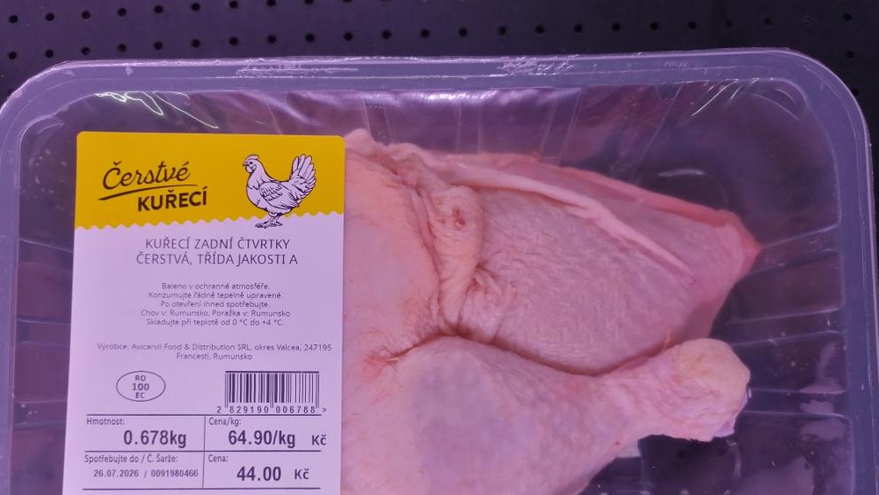 Varování pro spotřebitele salmonela ve dvou šaržích kuřecího masa ze zahraničí (3)