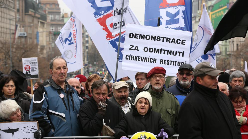 Demonstrace odborářů - 3