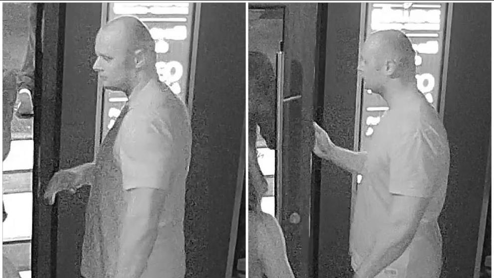 Policejní pátrání po neznámém muži z baru