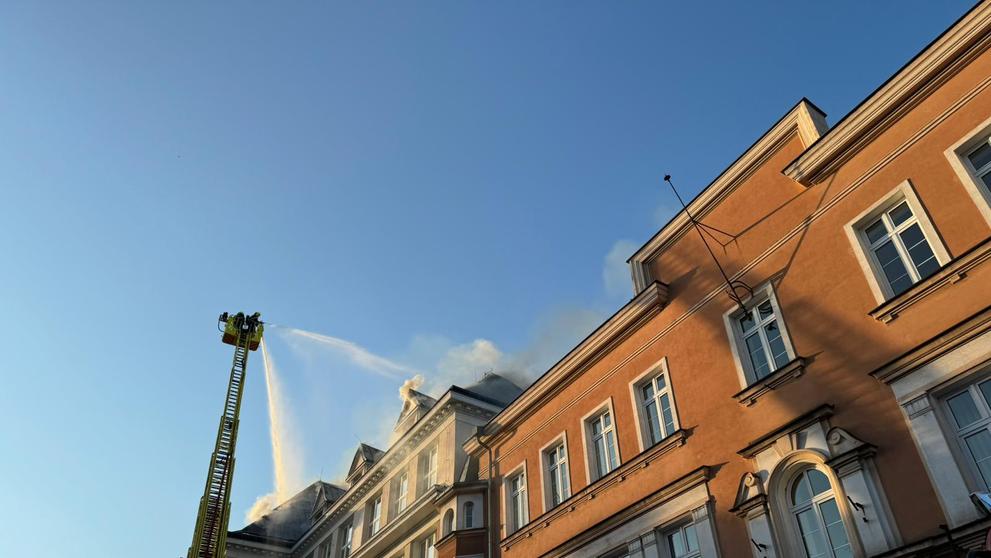 Požár obchodní akademie v Českém Těšíně (5)
