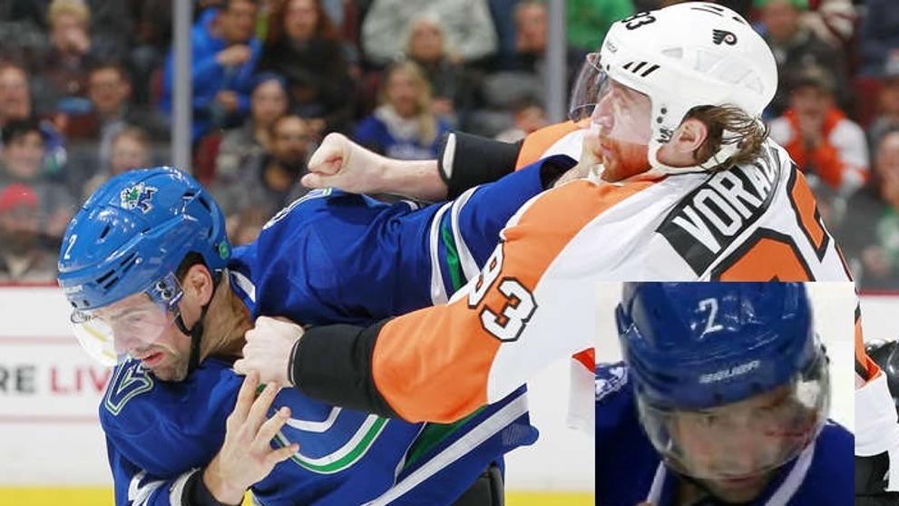 Dan Hamhuis a Jakub Voráček