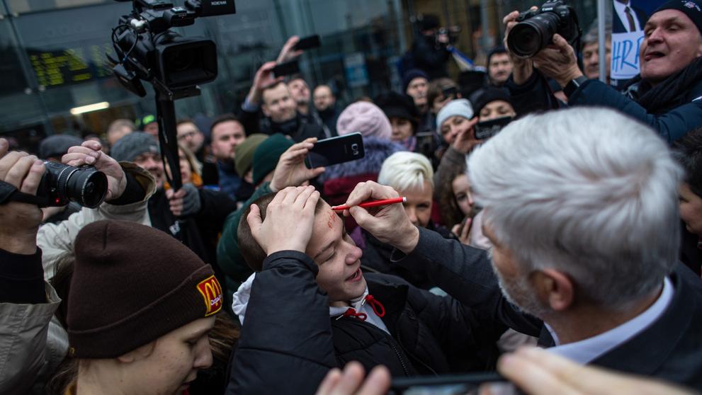 Petr Pavel se svými příznivci v Ostravě (3)