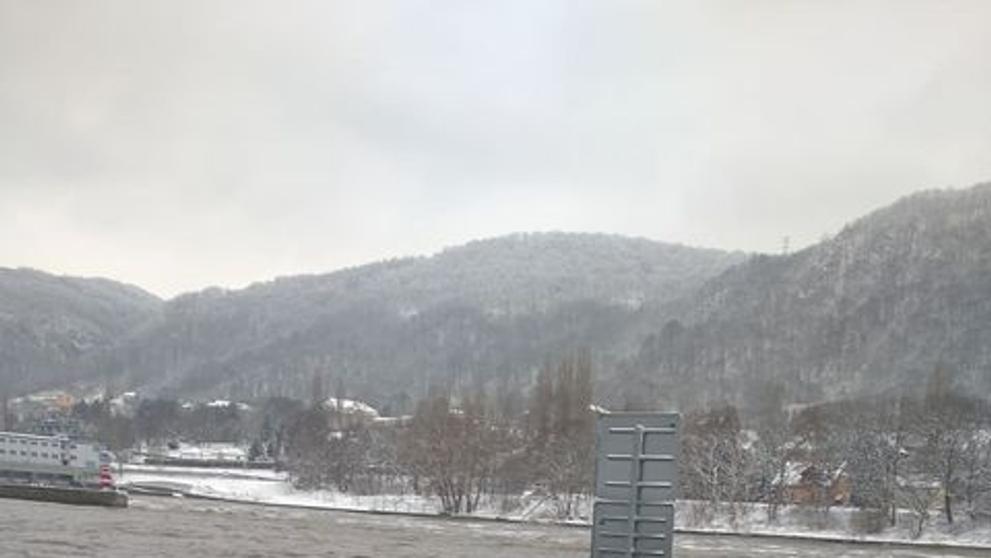 Rozvodněná řeka v Ústí nad Labem - 2