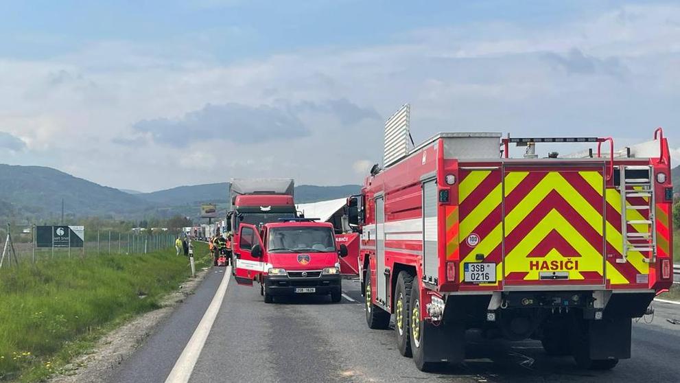 Vážná nehoda na D5 (2)