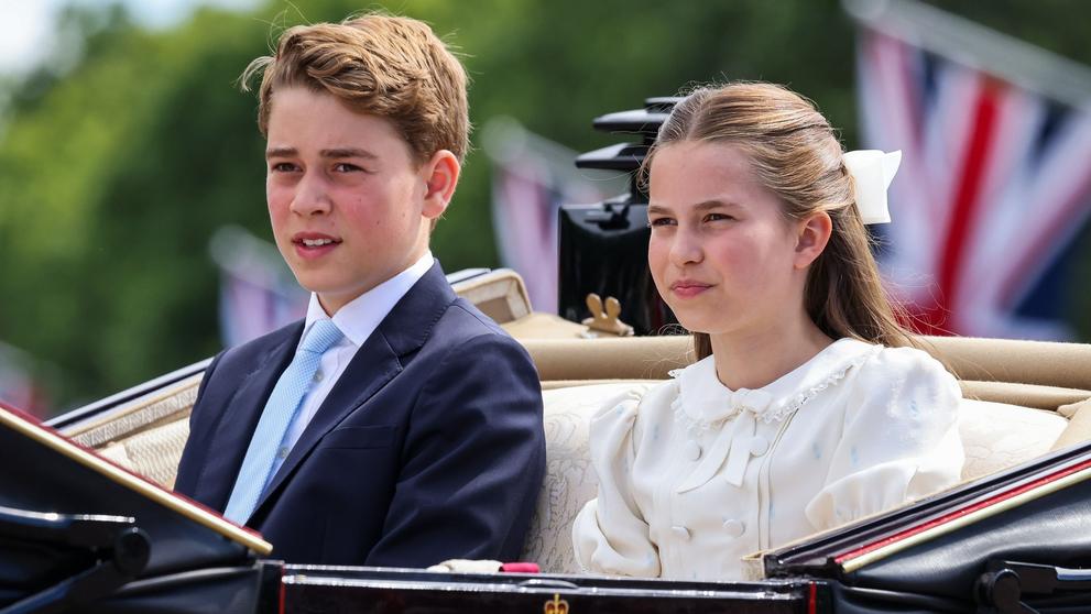 Princ George a princezna Charlotte na Trooping the Colour 2026