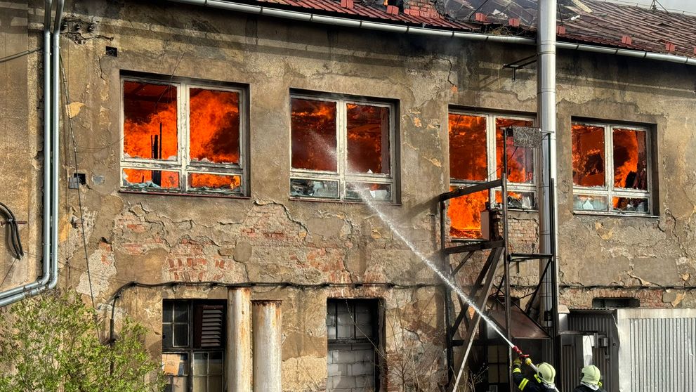 Požár pily na Frýdecko-Místecku
