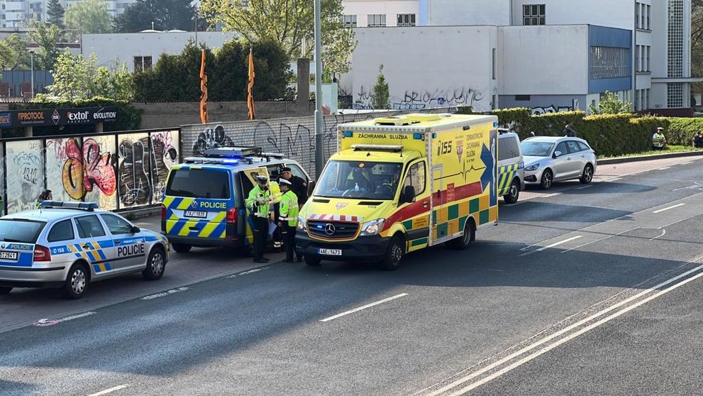 Tragická nehoda motorkáře v Praze