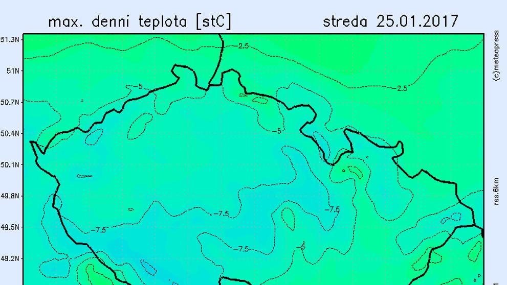 Počasí - středa