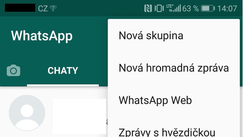 Jak skrýt viditelnost na WhatsApp - 2