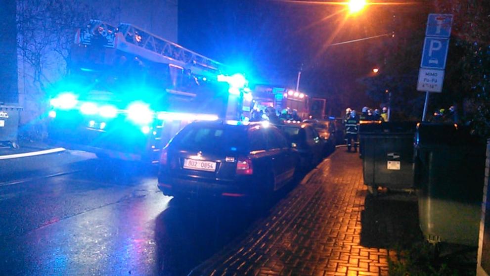 Požár bytu v Děčíně - 3