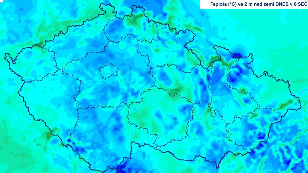 Tlaková výše přinesla do Česka inverzi, 9. listopadu 2024