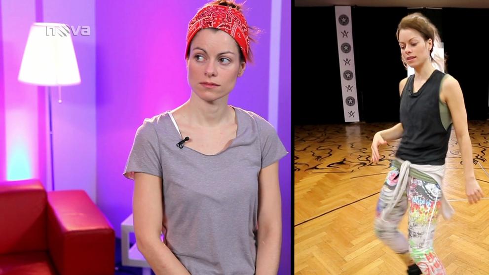 Tvoje tvář má známý hlas - Hana Holišová trénuje choreografii - 1