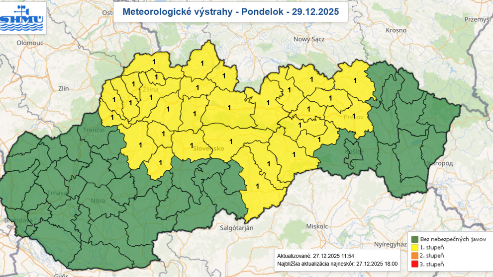 Meteorologická situace na Slovensku