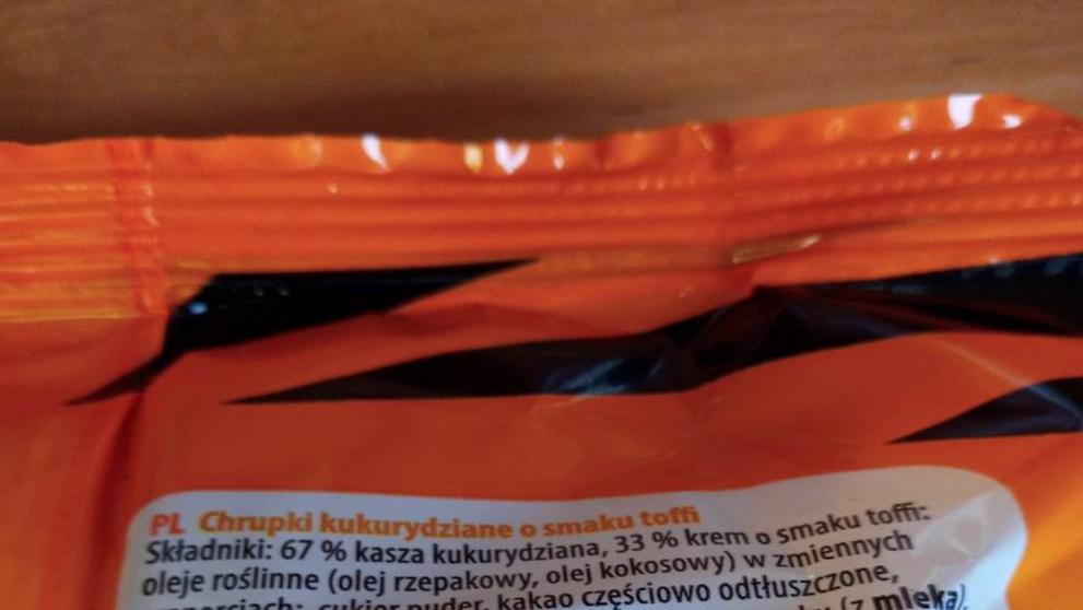 Kukuřičné lupínky s karamelovou příchutí