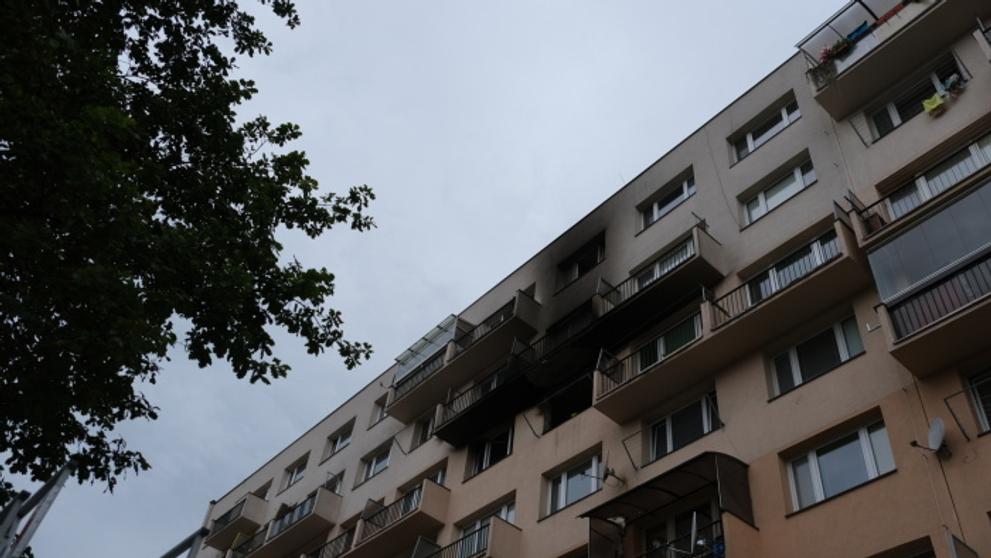Požár bytu ve Frýdku-Místku (2)