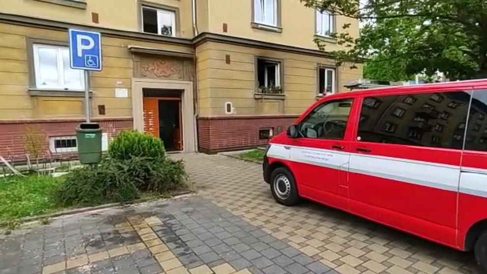 Požár v Pardubicích