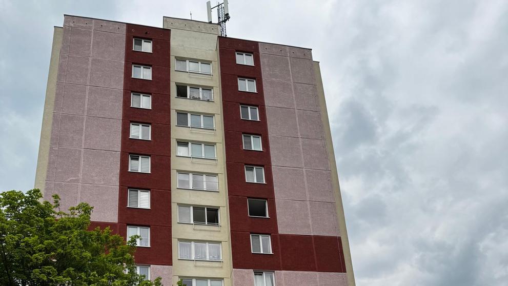 Požár bytu v Ostravě-Dubině (3)