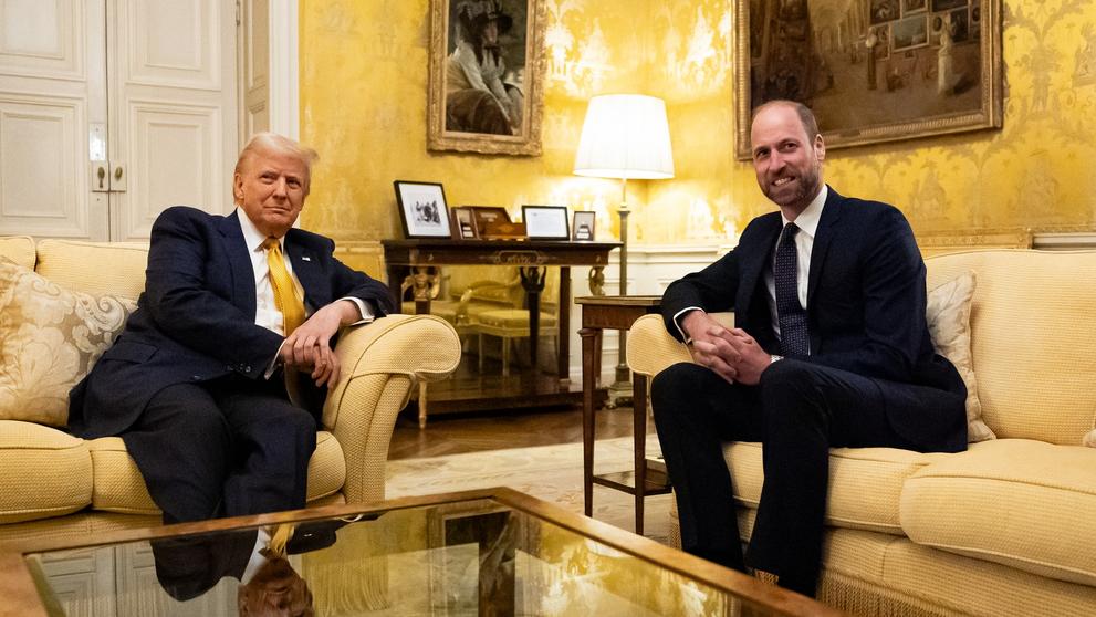 Donald Trump a princ William, 7. 12. 2024 Paříž