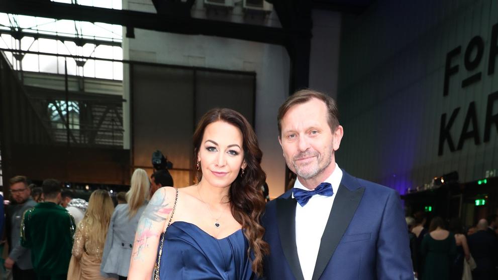 Agáta Hanychová a Jaromír Soukup, 13. 5. 2023 finále Miss Czech Republic